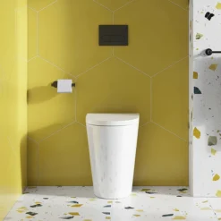 Britton Bathrooms Sphere Tall Rimless Back To Wall Pan + Soft Close Seat 11 Britton Bathrooms Sphere Tall Rimless Back To Wall Pan + Soft Close Seat -Bathroom And Toilet 15.b.33206 d1