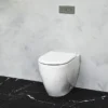 Britton Bathrooms Milan Rimless Back To Wall Pan + Soft Close Seat 1 Britton Bathrooms Milan Rimless Back To Wall Pan + Soft Close Seat -Bathroom And Toilet 15.b.35308 d1