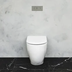 Britton Bathrooms Milan Rimless Back To Wall Pan + Soft Close Seat 11 Britton Bathrooms Milan Rimless Back To Wall Pan + Soft Close Seat -Bathroom And Toilet 15.b.35308 d2