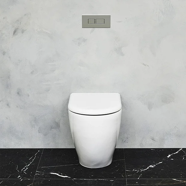 Britton Bathrooms Milan Rimless Back To Wall Pan + Soft Close Seat 7 Britton Bathrooms Milan Rimless Back To Wall Pan + Soft Close Seat - Image 5