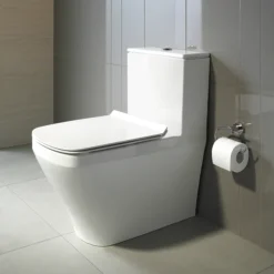 Duravit DuraStyle HygieneGlaze Short Projection Close Coupled Toilet + Seat 7 Duravit DuraStyle HygieneGlaze Short Projection Close Coupled Toilet + Seat -Bathroom And Toilet 2155092000 d1 1