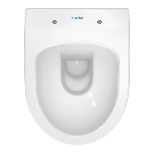 Duravit No.1 480mm Rimless Back To Wall Toilet Pan + Seat 3 Duravit No.1 480mm Rimless Back To Wall Toilet Pan + Seat