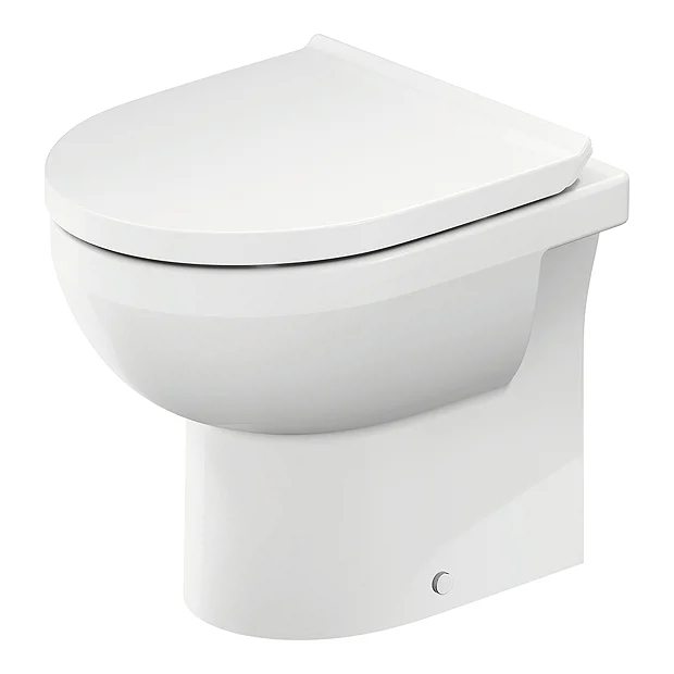 Duravit No.1 480mm Rimless Back To Wall Toilet Pan + Seat 4 Duravit No.1 480mm Rimless Back To Wall Toilet Pan + Seat - Image 2