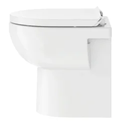 Duravit No.1 480mm HygieneGlaze Rimless Back To Wall Toilet Pan + Seat -Bathroom And Toilet 2184092000 d1