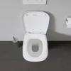 Duravit D-Code Compact Wall Hung Toilet + Seat 2 Duravit D-Code Compact Wall Hung Toilet + Seat -Bathroom And Toilet 2211090000 d6