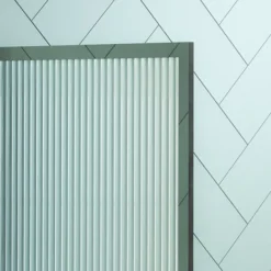 2 X Arezzo Fluted Glass Chrome Framed Urinal Partitions 7 2 X Arezzo Fluted Glass Chrome Framed Urinal Partitions -Bathroom And Toilet 2xazchfp2 d1