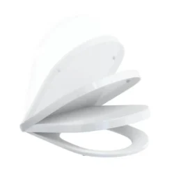 Britton Bathrooms Sphere Rimless Close Coupled Toilet + Soft Close Seat -Bathroom And Toilet 347k27907