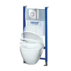 Grohe Solido Nova Cosmopolitan Complete WC 4 In 1 Pack + FREE TOILET ROLL HOLDER -Bathroom And Toilet 38950000 d3
