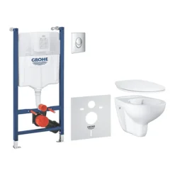 Grohe Solido Bau Ceramic Rimless 5-in-1 Pack 12 Grohe Solido Bau Ceramic Rimless 5-in-1 Pack -Bathroom And Toilet 39888000 d4