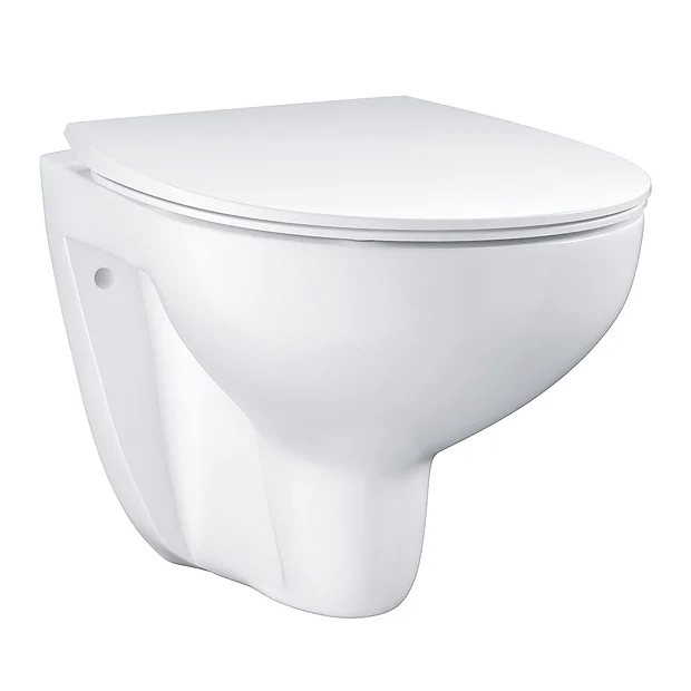 Grohe Bau Rimless Wall Hung Toilet With Slim Soft Close Seat 4 Grohe Bau Rimless Wall Hung Toilet With Slim Soft Close Seat - Image 2