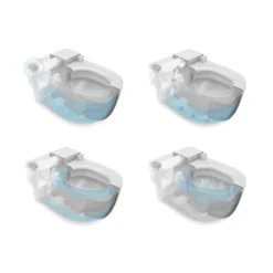 Roca In-Tank Meridian Wall Hung Toilet With Integrated Cistern, Soft Close Seat + Frame 11 Roca In-Tank Meridian Wall Hung Toilet With Integrated Cistern, Soft Close Seat + Frame -Bathroom And Toilet 893302000 d2