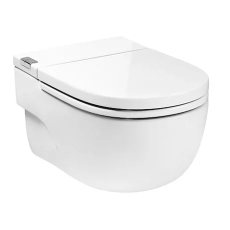 Roca In-Tank Meridian Wall Hung Toilet With Integrated Cistern, Soft Close Seat + Frame 8 Roca In-Tank Meridian Wall Hung Toilet With Integrated Cistern, Soft Close Seat + Frame - Image 6