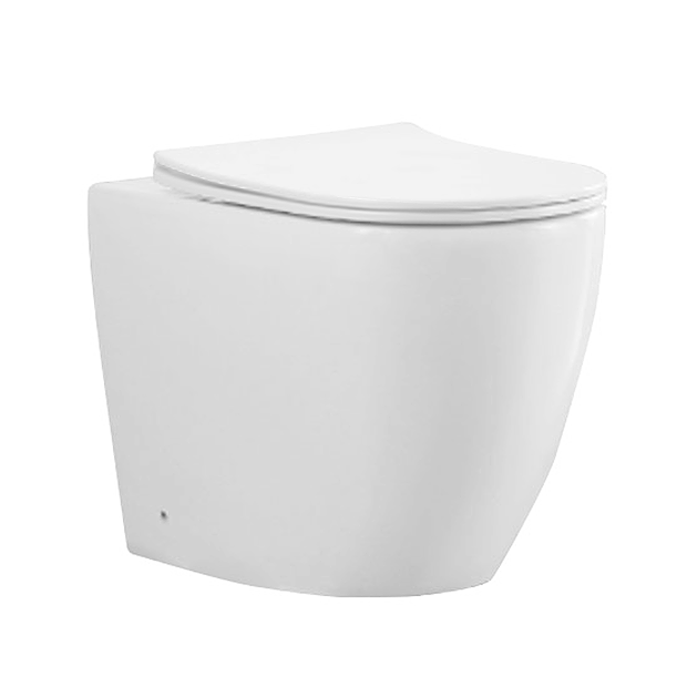 BagnoDesign Envoy Rimless Back To Wall Toilet With Seat 3 BagnoDesign Envoy Rimless Back To Wall Toilet With Seat