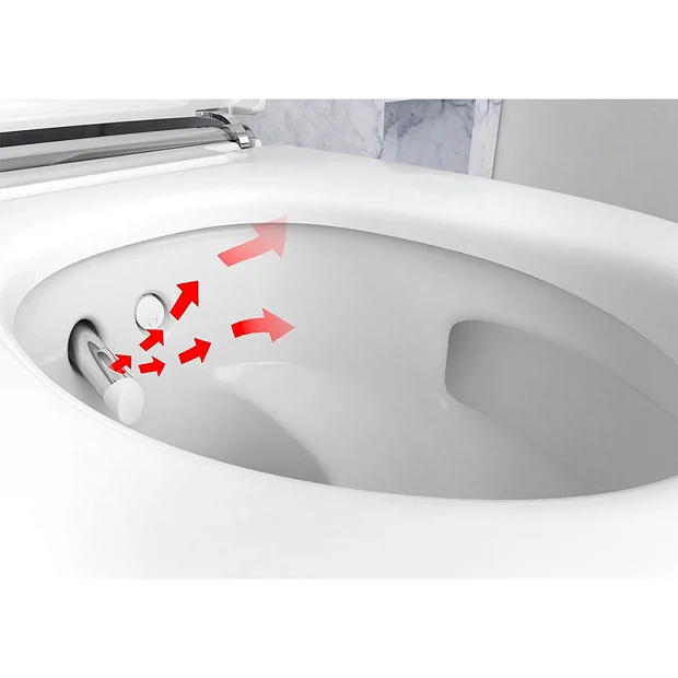 Geberit AquaClean Alpine White Mera Classic Rimless Wall Hung Shower WC 8 Geberit AquaClean Alpine White Mera Classic Rimless Wall Hung Shower WC - Image 6