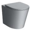 Arezzo Matt Grey Rimless Back To Wall Toilet Incl. Soft Close Seat 1 Arezzo Matt Grey Rimless Back To Wall Toilet Incl. Soft Close Seat -Bathroom And Toilet az233pmg d2