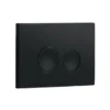 Arezzo Compact Top/Front Flush Toilet Frame With Matt Black Flush - Round Buttons 2 Arezzo Compact Top/Front Flush Toilet Frame With Matt Black Flush - Round Buttons -Bathroom And Toilet azcfrb detail2a