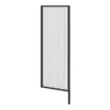 Arezzo Fluted Glass Matt Black Framed Urinal Partition 1 Arezzo Fluted Glass Matt Black Framed Urinal Partition -Bathroom And Toilet azmbfp1detail2