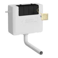 Venice Abstract White Complete Toilet Unit W. Pan, Cistern + Brushed Brass Flush 13 Venice Abstract White Complete Toilet Unit W. Pan, Cistern + Brushed Brass Flush -Bathroom And Toilet azsqbbpk n l