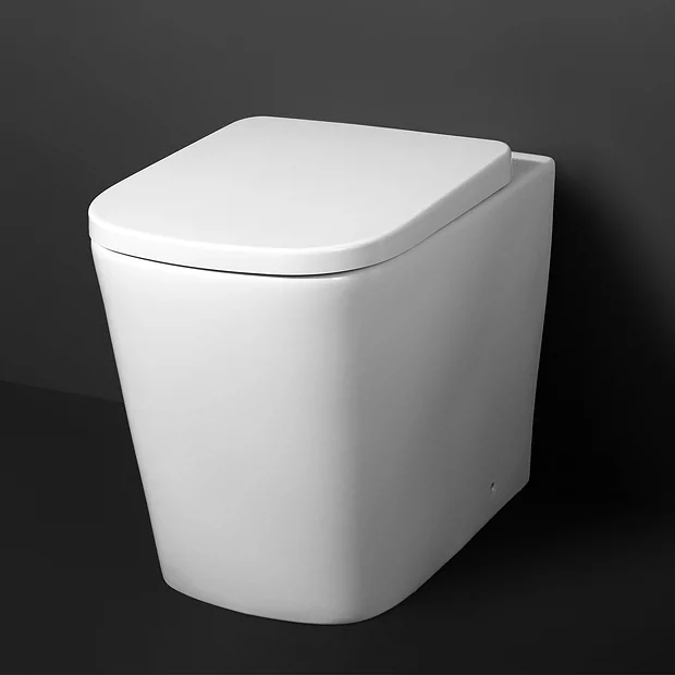 Arezzo Square BTW Rimless Toilet With Soft Close Seat 4 Arezzo Square BTW Rimless Toilet With Soft Close Seat - Image 2