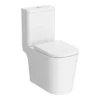 Arezzo Square Close Coupled Rimless Toilet With Soft Close Seat