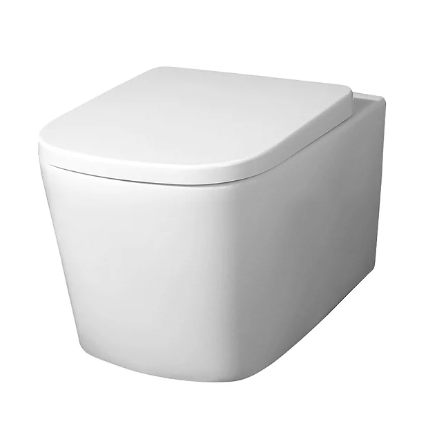 Arezzo Square Wall Hung Rimless Toilet Incl. Soft Close Seat 4 Arezzo Square Wall Hung Rimless Toilet Incl. Soft Close Seat - Image 2