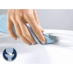 Grohe Bau Rimless Wall Hung Toilet With Soft Close Seat + FREE TOILET ROLL HOLDER 10 Grohe Bau Rimless Wall Hung Toilet With Soft Close Seat + FREE TOILET ROLL HOLDER -Bathroom And Toilet bauccwc1 d1 5