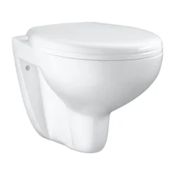 Grohe Bau Rimless Wall Hung Toilet With Soft Close Seat + FREE TOILET ROLL HOLDER 13 Grohe Bau Rimless Wall Hung Toilet With Soft Close Seat + FREE TOILET ROLL HOLDER -Bathroom And Toilet bauwhwc d5