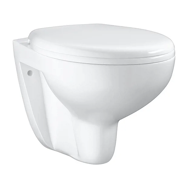 Grohe Bau Rimless Wall Hung Toilet With Soft Close Seat + FREE TOILET ROLL HOLDER 8 Grohe Bau Rimless Wall Hung Toilet With Soft Close Seat + FREE TOILET ROLL HOLDER - Image 6