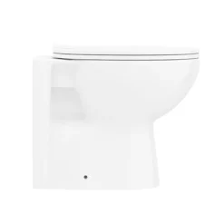 Ceramic BTW Toilet Pan With Soft-Close Seat + Dual Flush Concealed Cistern 10 Ceramic BTW Toilet Pan With Soft-Close Seat + Dual Flush Concealed Cistern -Bathroom And Toilet btwpc2 d1