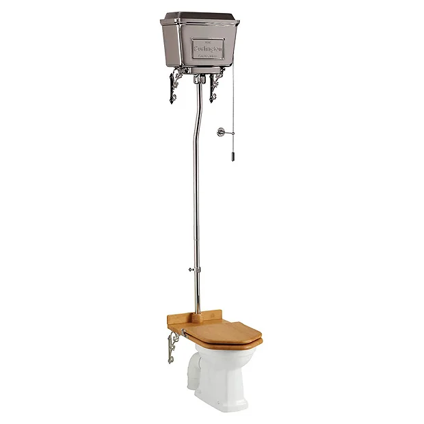 Burlington Standard High Level WC With Chrome Cistern 3 Burlington Standard High Level WC With Chrome Cistern