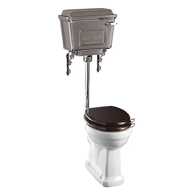Burlington Standard Low Level WC With Chrome Lever Cistern 4 Burlington Standard Low Level WC With Chrome Lever Cistern - Image 2