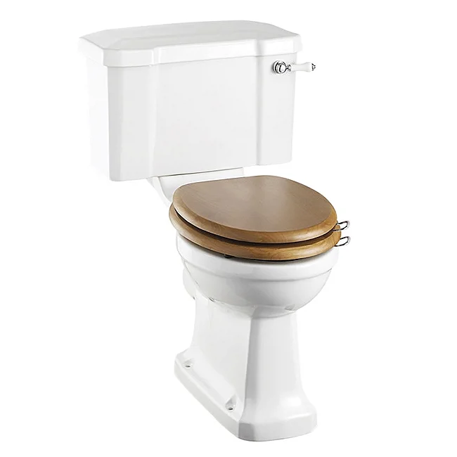 Burlington Close Coupled Traditional Toilet - Ceramic Lever Flush 4 Burlington Close Coupled Traditional Toilet - Ceramic Lever Flush - Image 2
