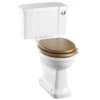 Burlington Close Coupled Traditional Toilet - Push Button Flush 1 Burlington Close Coupled Traditional Toilet - Push Button Flush -Bathroom And Toilet burlingtonclosecoupledtraditionaltoiletpushbuttonflushl