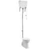 Burlington High Level Toilet - White Aluminium Cistern 1 Burlington High Level Toilet - White Aluminium Cistern -Bathroom And Toilet burlingtonhighleveltoiletwhitealuminiumcisternl