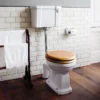 Burlington Low Level WC - 44cm Slimline Cistern - Button Flush 1 Burlington Low Level WC - 44cm Slimline Cistern - Button Flush -Bathroom And Toilet burlingtonlowlevelwc44cmslimlinecisternbuttonflushd1