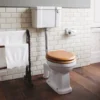 Burlington Low Level WC - 51cm Ceramic Cistern - Button Flush 2 Burlington Low Level WC - 51cm Ceramic Cistern - Button Flush -Bathroom And Toilet burlingtonlowlevelwc51cmceramiccisternbuttonflushd1