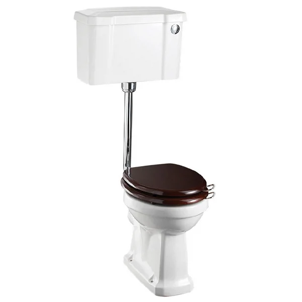 Burlington Low Level WC - 51cm Ceramic Cistern - Button Flush 4 Burlington Low Level WC - 51cm Ceramic Cistern - Button Flush - Image 2