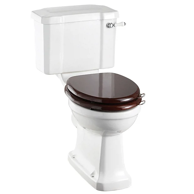 Burlington Regal Slimline Close Coupled Traditional Toilet - Ceramic Lever Flush 4 Burlington Regal Slimline Close Coupled Traditional Toilet - Ceramic Lever Flush - Image 2
