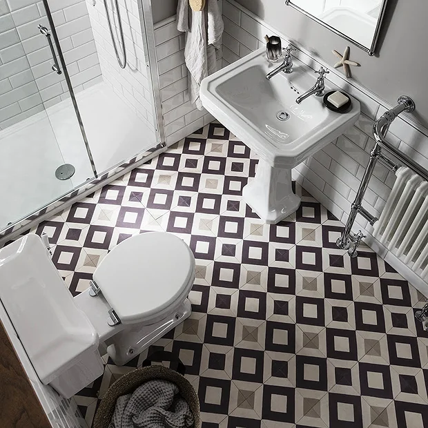 Burlington Close Coupled Traditional Toilet - Ceramic Lever Flush 3 Burlington Close Coupled Traditional Toilet - Ceramic Lever Flush