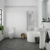 Bianco Close Coupled Modern Toilet + Soft Close Seat 2 Bianco Close Coupled Modern Toilet + Soft Close Seat -Bathroom And Toilet bwcsc d5