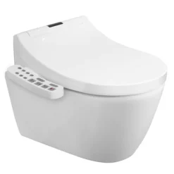 Bianco Wall Hung Smart Toilet With Bidet Wash Function, Heated Seat + Dryer 12 Bianco Wall Hung Smart Toilet With Bidet Wash Function, Heated Seat + Dryer -Bathroom And Toilet bwh43tsb n detail2