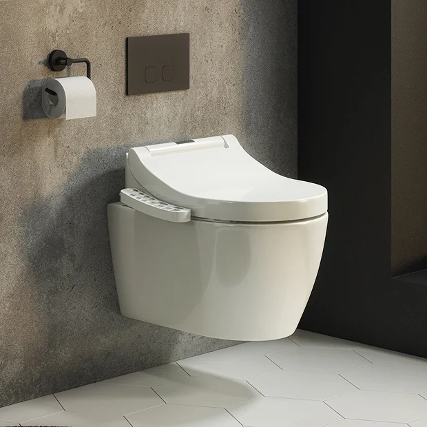 Bianco Wall Hung Smart Toilet With Bidet Wash Function, Heated Seat + Dryer 4 Bianco Wall Hung Smart Toilet With Bidet Wash Function, Heated Seat + Dryer - Image 2