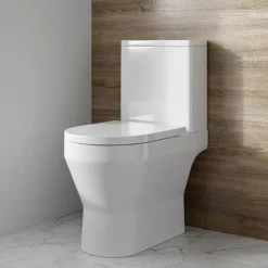 Britton Bathrooms Curve2 Rimless Close Coupled Toilet + Soft Close Seat 10 Britton Bathrooms Curve2 Rimless Close Coupled Toilet + Soft Close Seat -Bathroom And Toilet c2ccwc d1