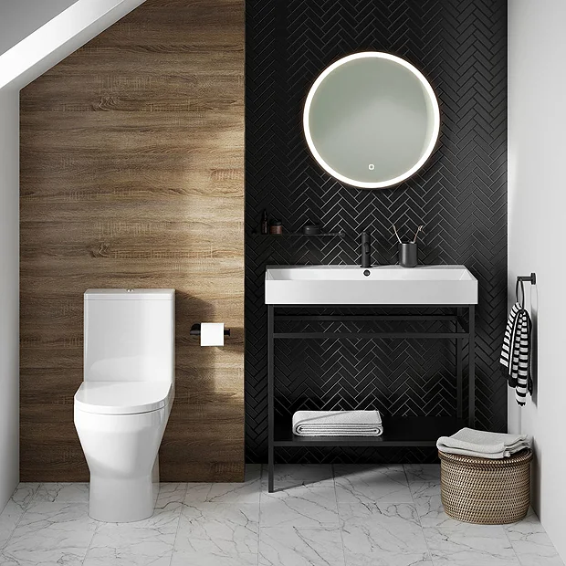 Britton Bathrooms Curve2 Rimless Close Coupled Toilet + Soft Close Seat 3 Britton Bathrooms Curve2 Rimless Close Coupled Toilet + Soft Close Seat