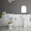 Carlton Traditional Low Level Toilet With Soft Close Seat - Various Colour Options