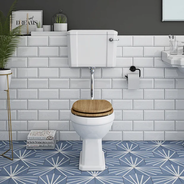 Carlton Traditional Low Level Toilet With Soft Close Seat - Various Colour Options 4 Carlton Traditional Low Level Toilet With Soft Close Seat - Various Colour Options - Image 2