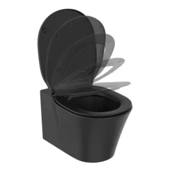 Ideal Standard Connect Air Silk Black AquaBlade Wall Hung Toilet + Soft Close Seat 13 Ideal Standard Connect Air Silk Black AquaBlade Wall Hung Toilet + Soft Close Seat -Bathroom And Toilet casbwhsc.ai3