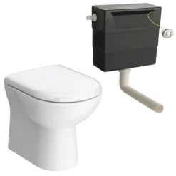 Cove Light Grey 500x330mm BTW Toilet Unit Inc. Cistern + Soft Close Seat 7 Cove Light Grey 500x330mm BTW Toilet Unit Inc. Cistern + Soft Close Seat -Bathroom And Toilet cg5033btwwc d1