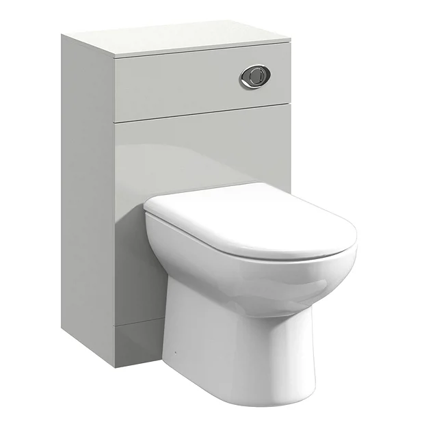 Cove Light Grey 500x330mm WC Unit Only 4 Cove Light Grey 500x330mm WC Unit Only - Image 2