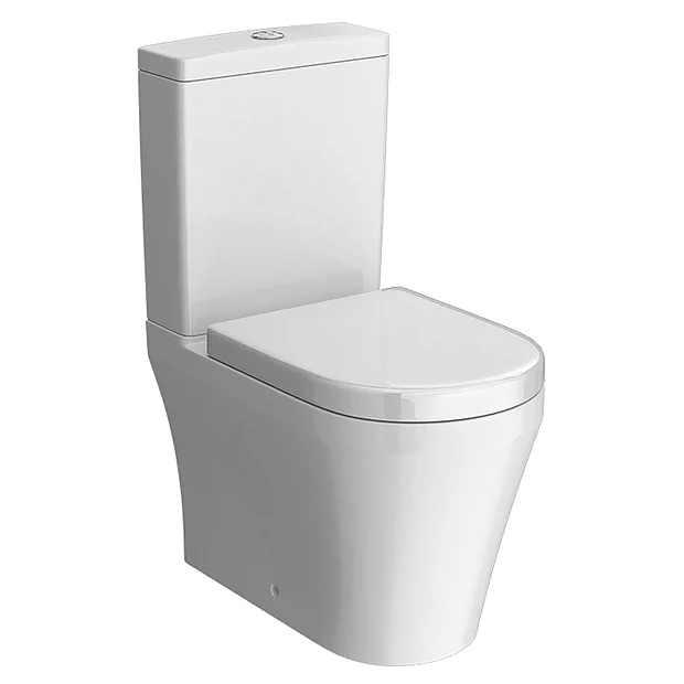Hudson Reed Luna Flush To Wall Toilet + Soft Close Seat 5 Hudson Reed Luna Flush To Wall Toilet + Soft Close Seat - Image 3